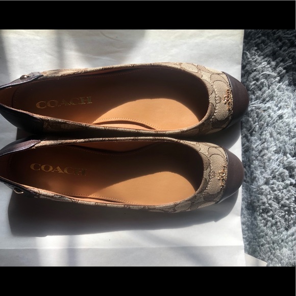 Coach Chelsea Ballet Flats Slip on Shoes - Picture 3 of 5
